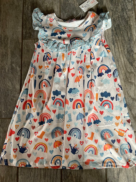 Pete & Lucy rainbow dress size 5