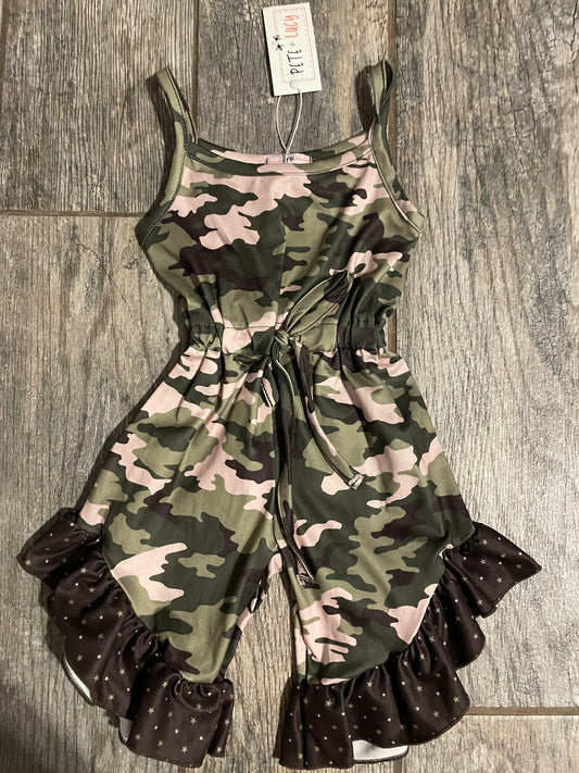 Pete & Lucy Camo Cutie Romper