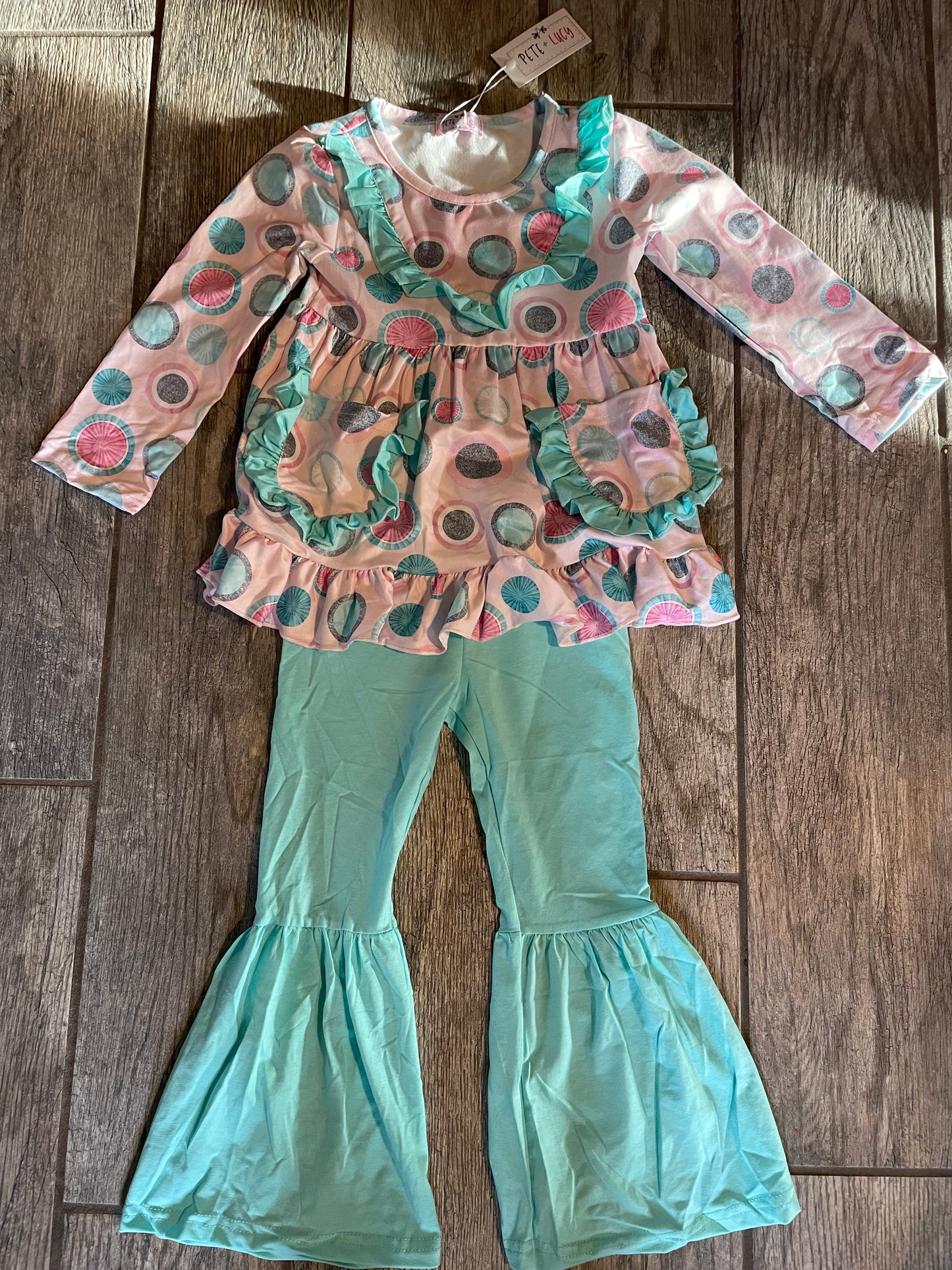 Pete & Lucy all about dots pant set