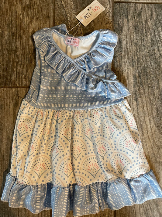 Pete & Lucy purple dress 6-12 months